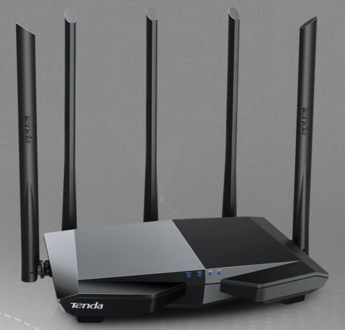 腾达AC7穿墙王千兆无线路由器端口 家用百兆高速wifi大功率光纤宽带双频5g漏油器电信移动1200m